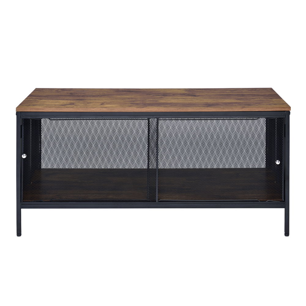 Winam - Coffee Table - Antique Oak & Black