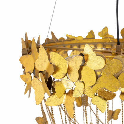 Butterfly - Chandelier - Gold