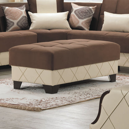 Ottomanson Molina - Upholstered Convertible Ottoman With Storage