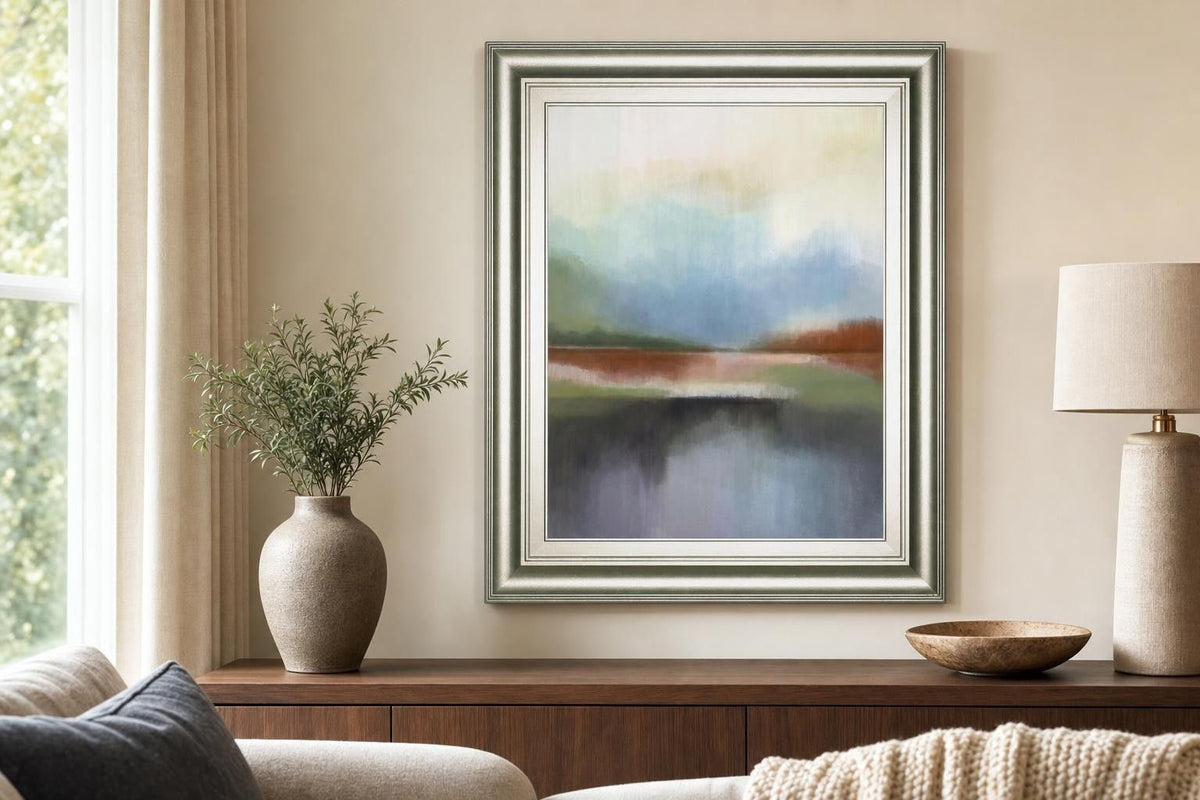 22x26 Spring Lake II By Alison Jerry - Dark Gray