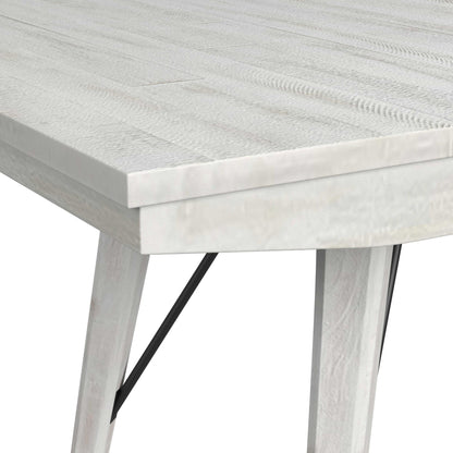 Rogen Rustic - Dining Table With 18"" Leaf - Rustic White