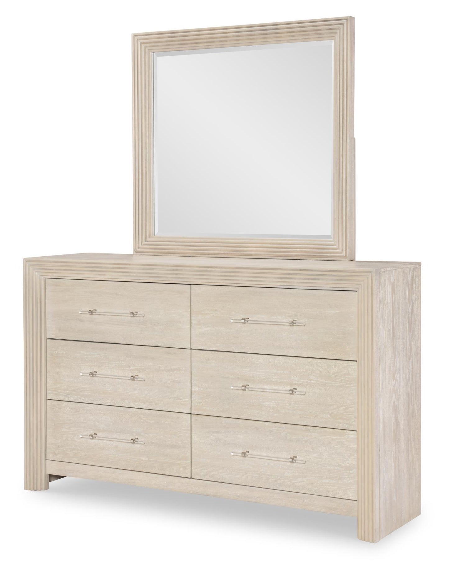 Horizons - Beveled Mirror - Soft Taupe