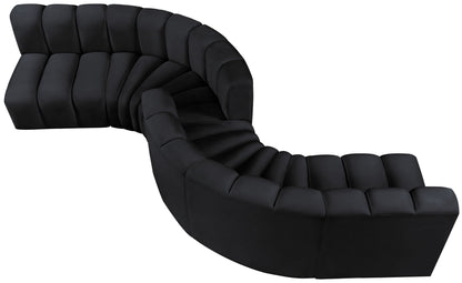 Arc - Velvet 6 Piece Modular Sofa