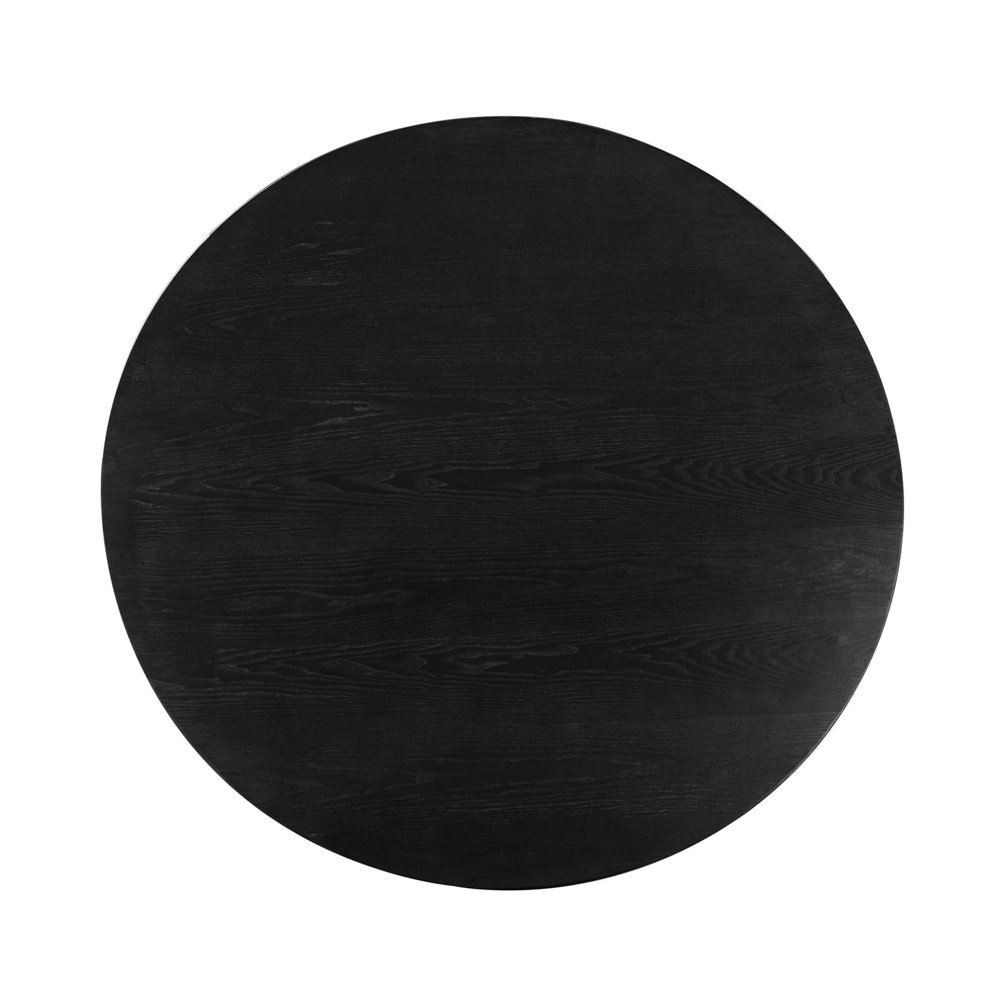 Nolan - Round Wood Dining Table - Black