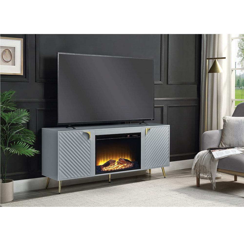 Gaines - TV Stand With Fireplace