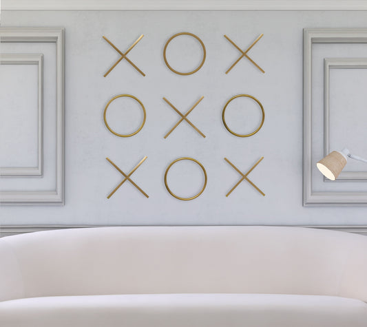 XOXO - Wall Decor - Yellow - Steel