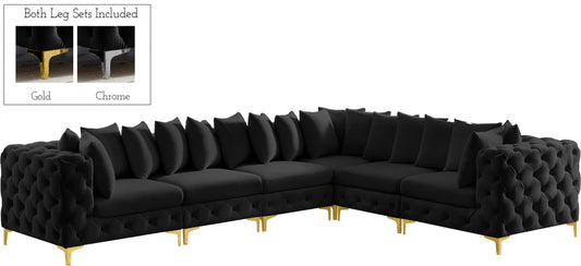 Tremblay - Modular Sectional 6 Piece - Black - Fabric