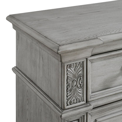 Glenmore - 8-Drawer Dresser - Aged Gray