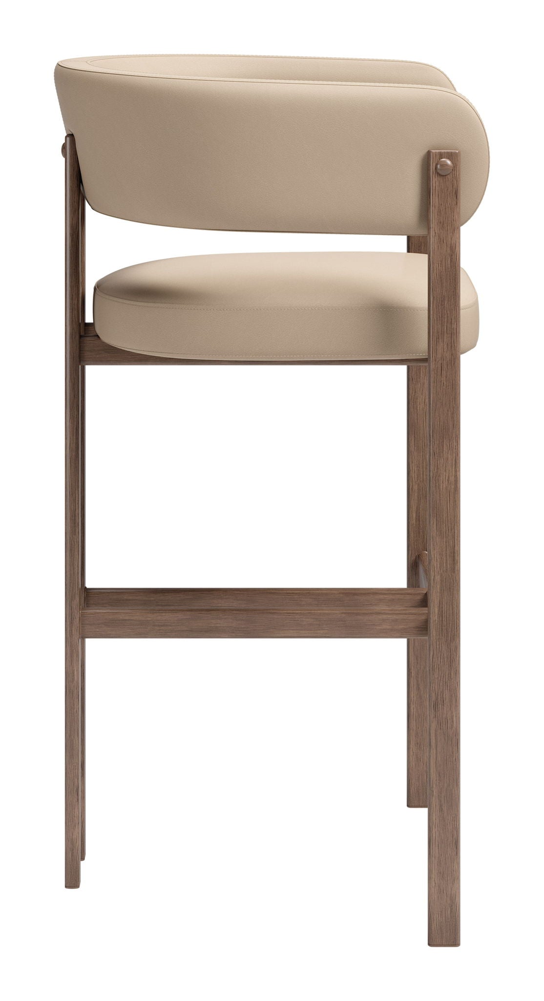 Ruge - Barstool (Set of 2) - Beige