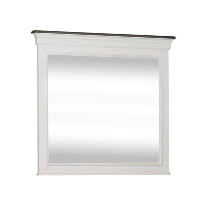 Allyson Park - Crown Mirror - White