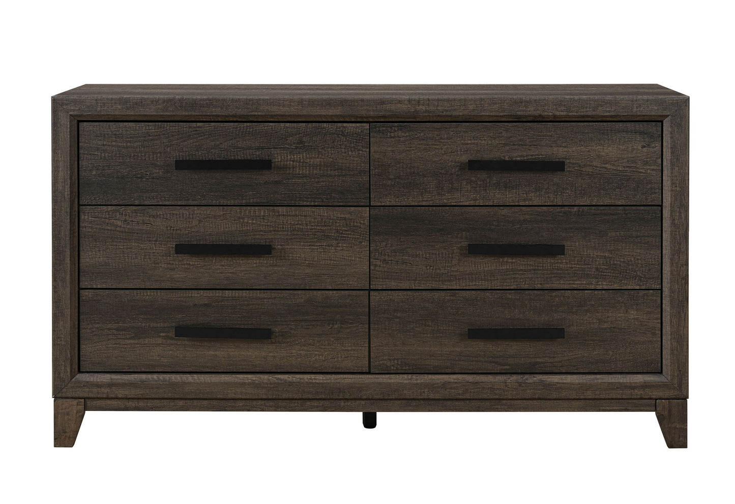 Harmony - 5 Piece King Bedroom Set (Bed, Dresser & Mirror, Nightstand, Chest) - Dark Brown