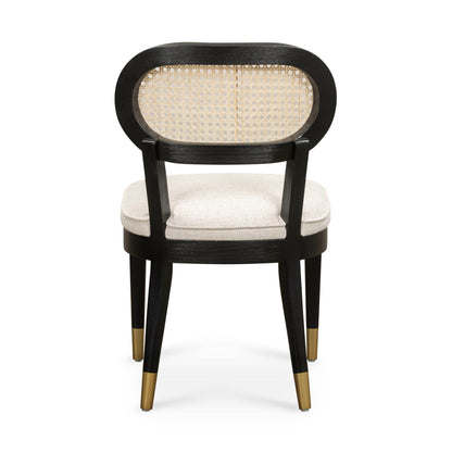Cosette - Dining Chair - Black / Cream