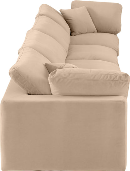 Comfy - Velvet Modular Sofa 4 Seats