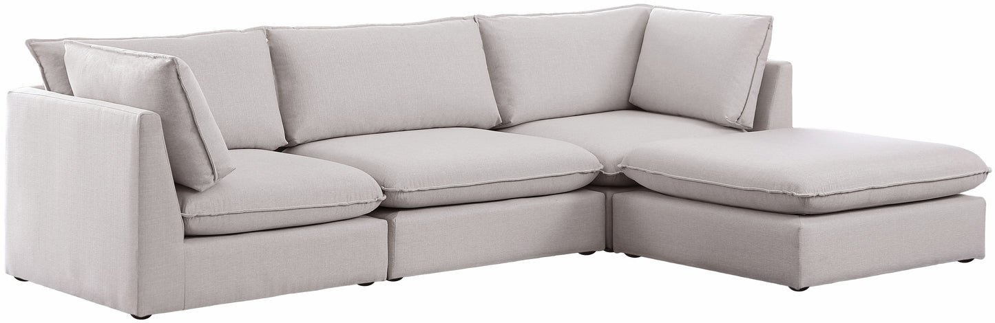 Mackenzie - Modular Sectional 4 Piece - Beige