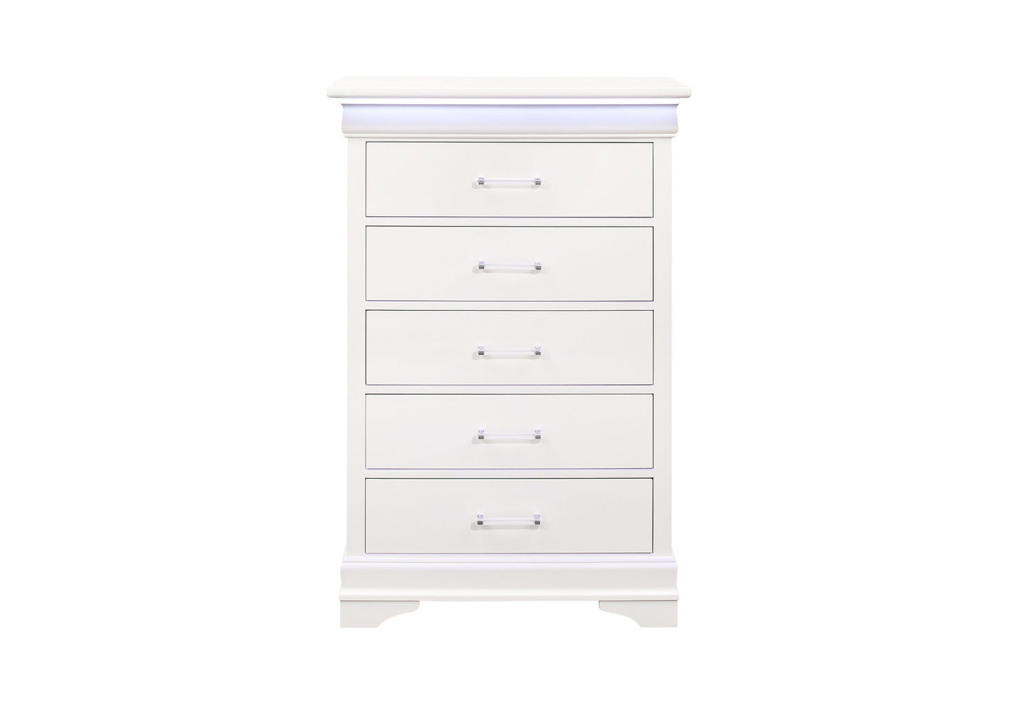 Charlie - Chest With LED - White