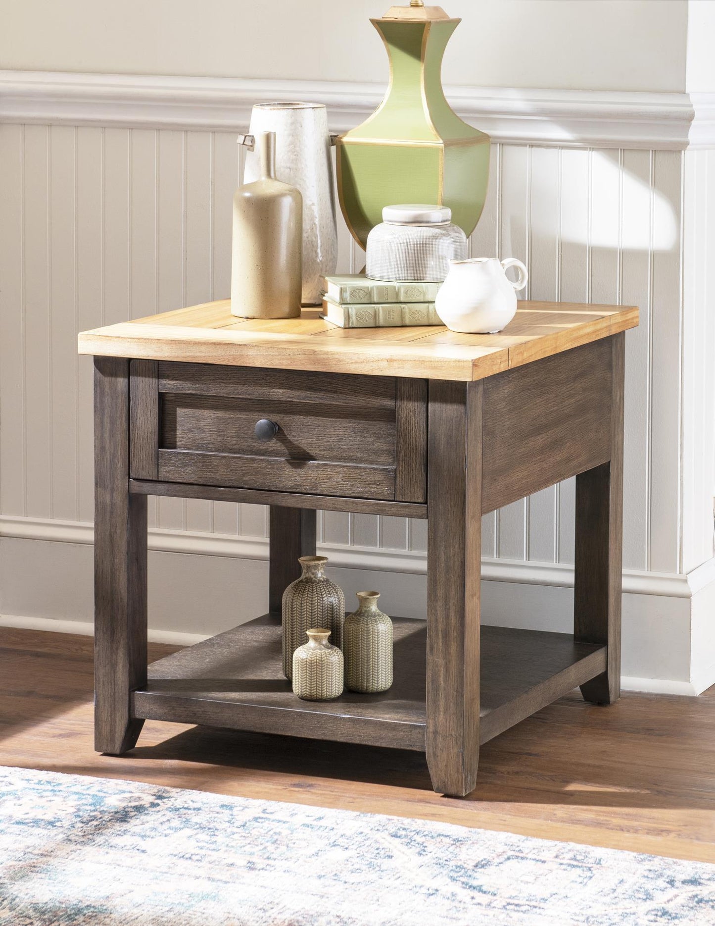 XXX's And OOO's - End Table - Two Tone