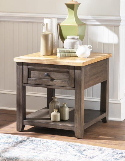 XXX's And OOO's - End Table - Two Tone