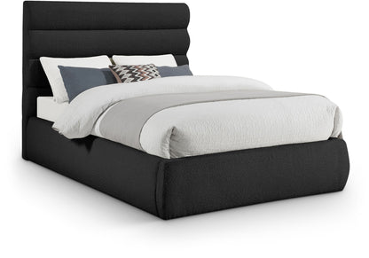 Adam - Boucle Fabric Bed With 52" Headboard