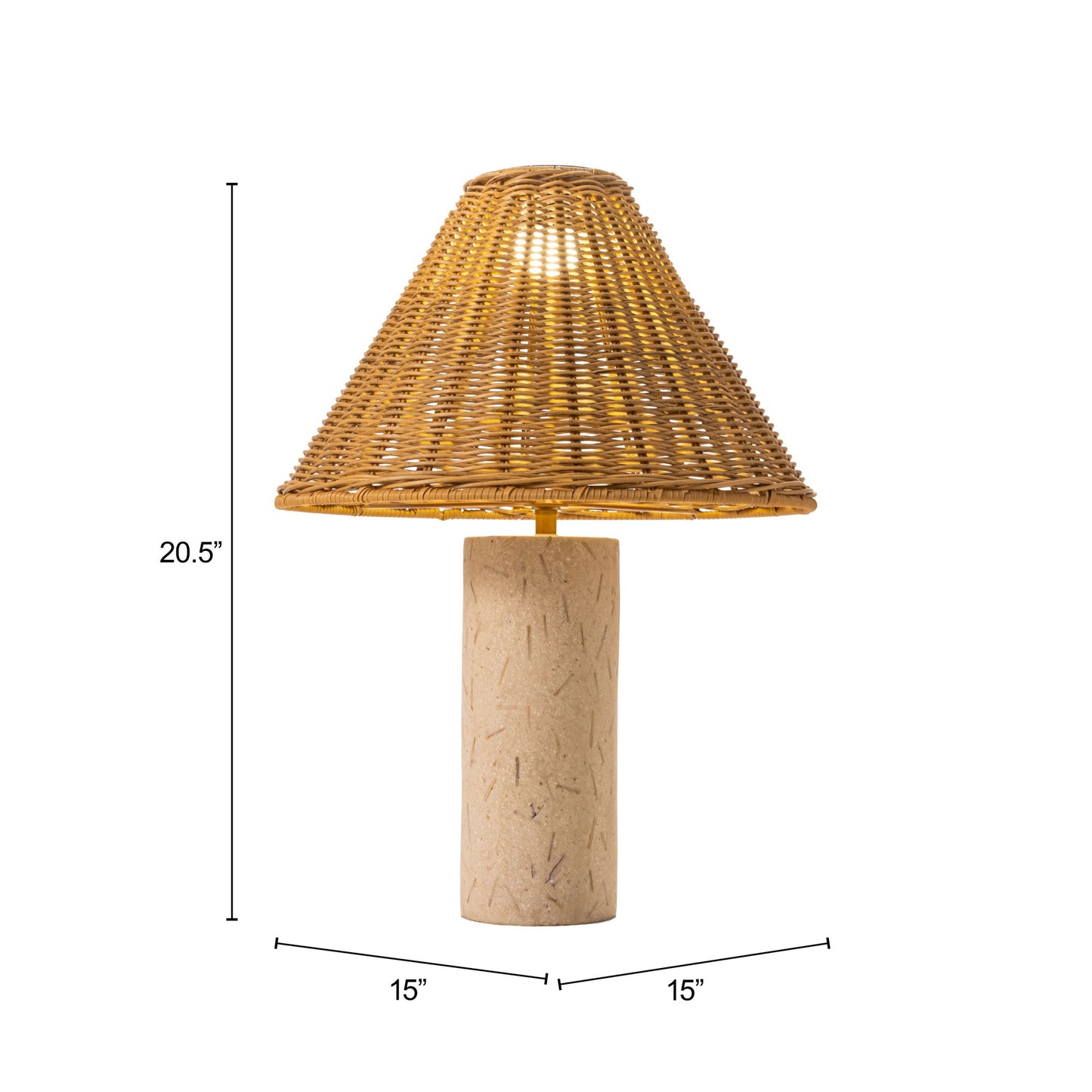 Kintal - Solar Table Lamp - Natural