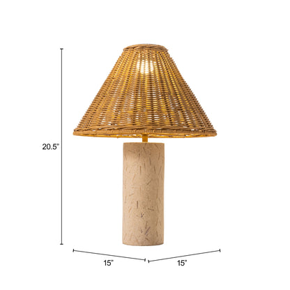 Kintal - Solar Table Lamp - Natural
