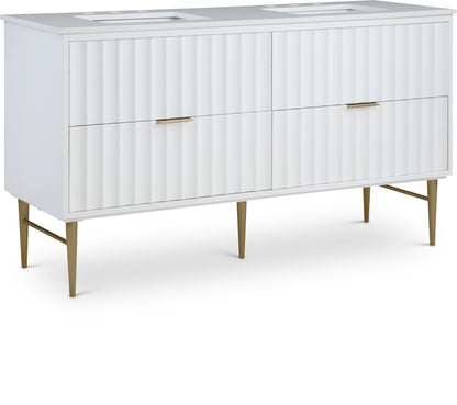 Modernist - Bathroom Vanity With Gold Legs