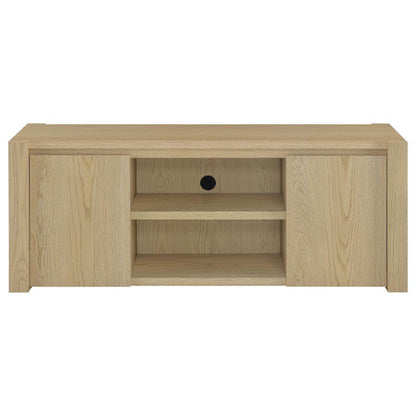Laurelton - 60" 2-Door TV Stand Media Console - Light Oak