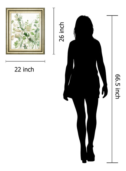 Sage Garden II By Carol Robinson - Framed Print Wall Art - Green