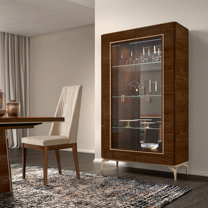 Eva - Chair - Beige / Dark Brown