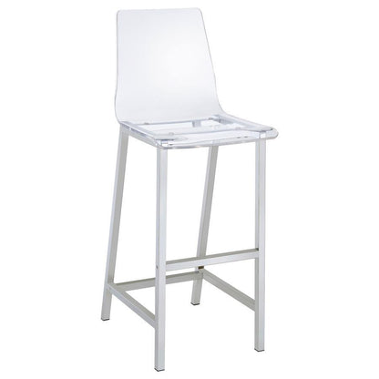 Juelia - Chrome Stools (Set of 2)