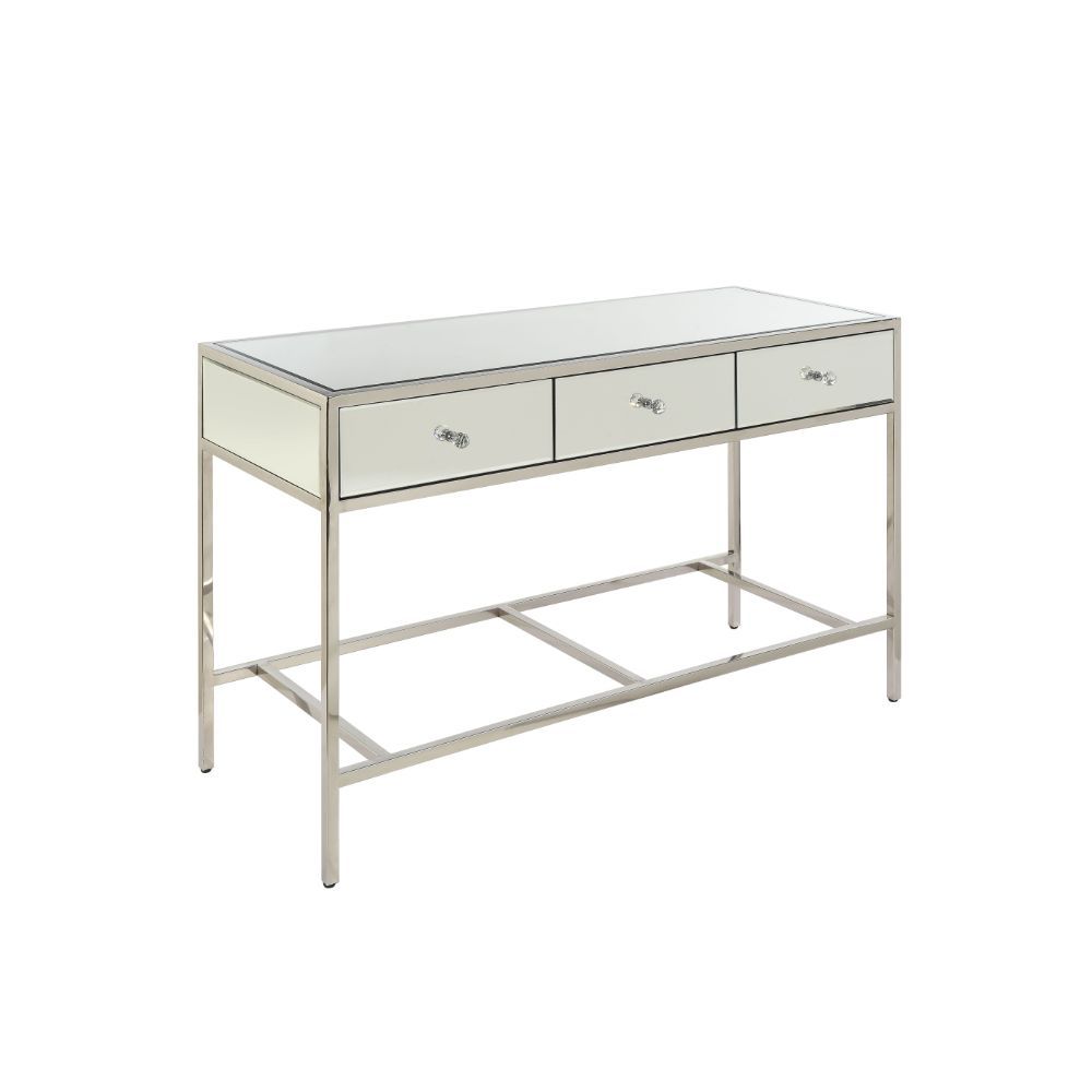 Weigela - Accent Table - Mirrored & Chrome