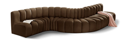 Arc - Velvet 7 Piece Modular Sofa