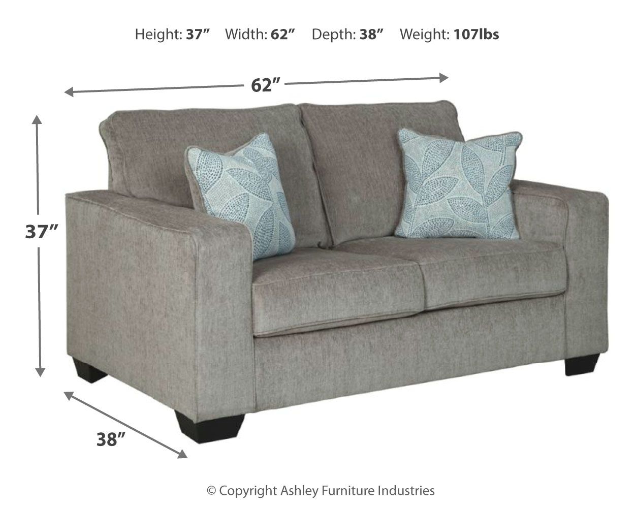 Altari - Stationary Loveseat