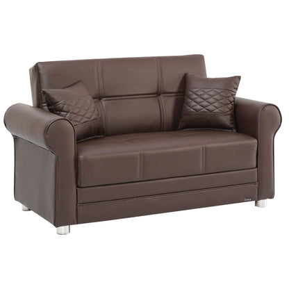 Ottomanson Avalon - Upholstered Convertible Loveseat With Storage