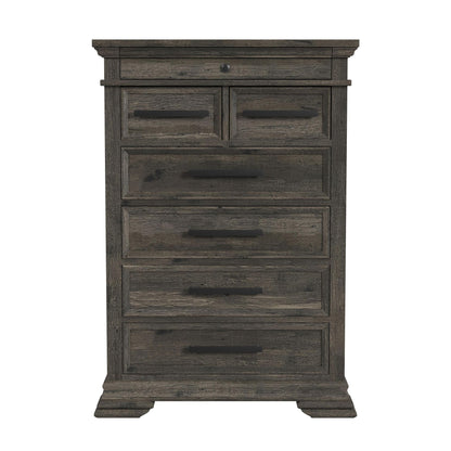 Park Ridge - 6-Drawer Chest - Charcoal