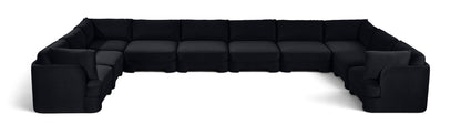 Hammond - Velvet Performance Fabric Upholstered 10 Piece Sectional