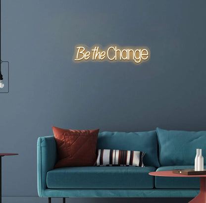 Neon Be The Change - Yellow