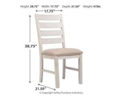 Skempton - White - Dining Uph Side Chair (Set of 2)