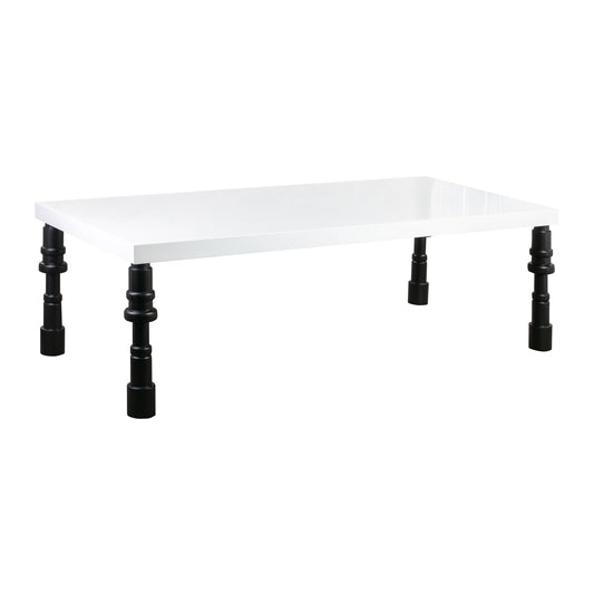 Spindle - Gloss Lacquer Dining Table - White