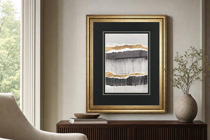 34x40 Greystone II By Vanna Lam - Dark Gray