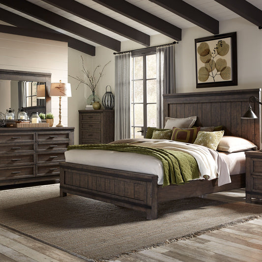 Thornwood Hills - Panel Bed, Dresser & Mirror