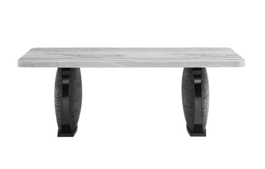 D2502 - Dining Table - Black / Grey