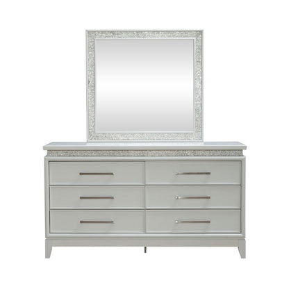 Reflections - Dresser & Mirror - White