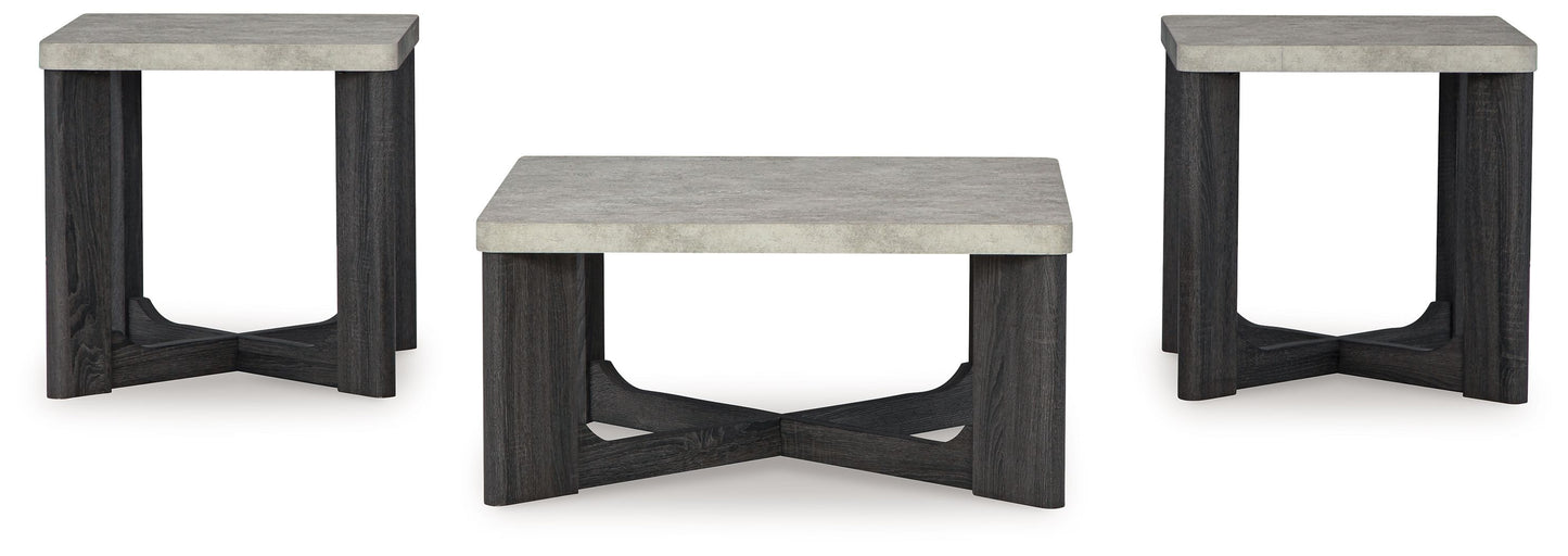 Sharstorm - Two-tone Gray - Occasional Table Set (Set of 3)