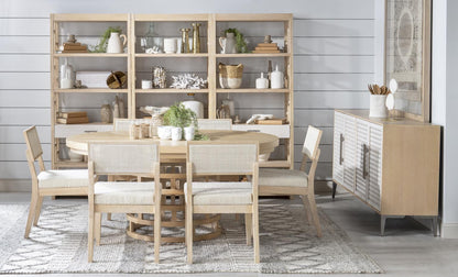 Biscayne - Round Table - Malabar With Alabaster Fronts