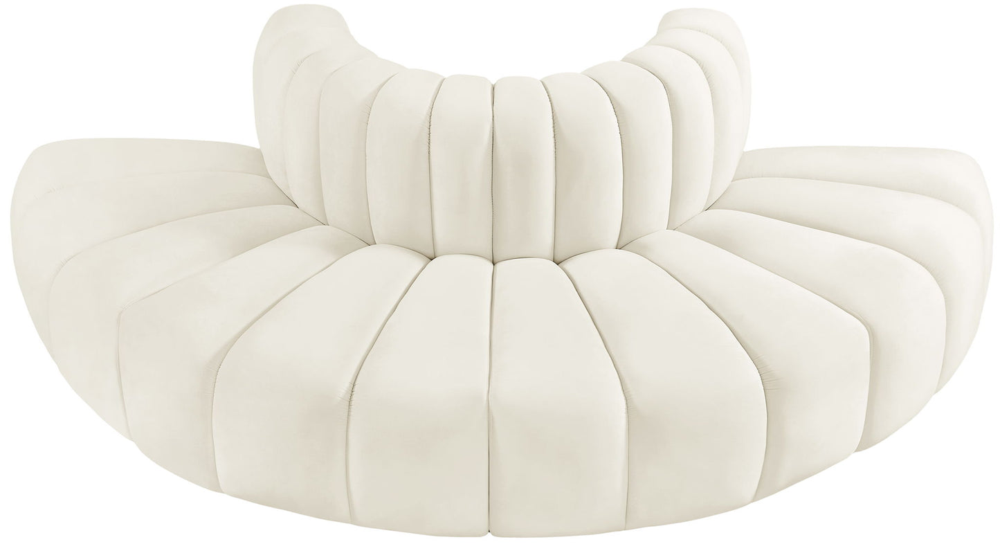 Arc - Velvet 4 Piece Modular Sofa