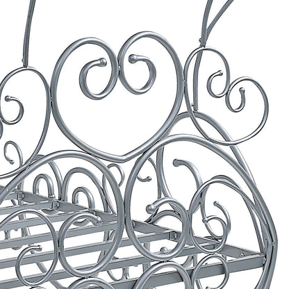 Priya - Twin Bed With Canopy - Silver