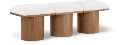 Pavilion - 3 Piece Modular Bench With Brown Base