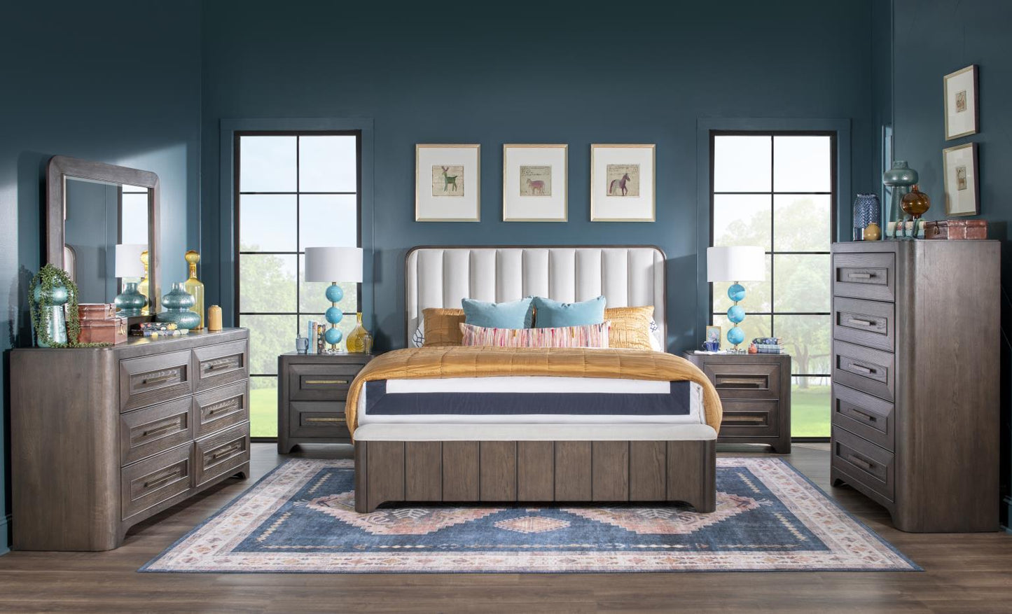 Lancia - Complete Upholstered Bed