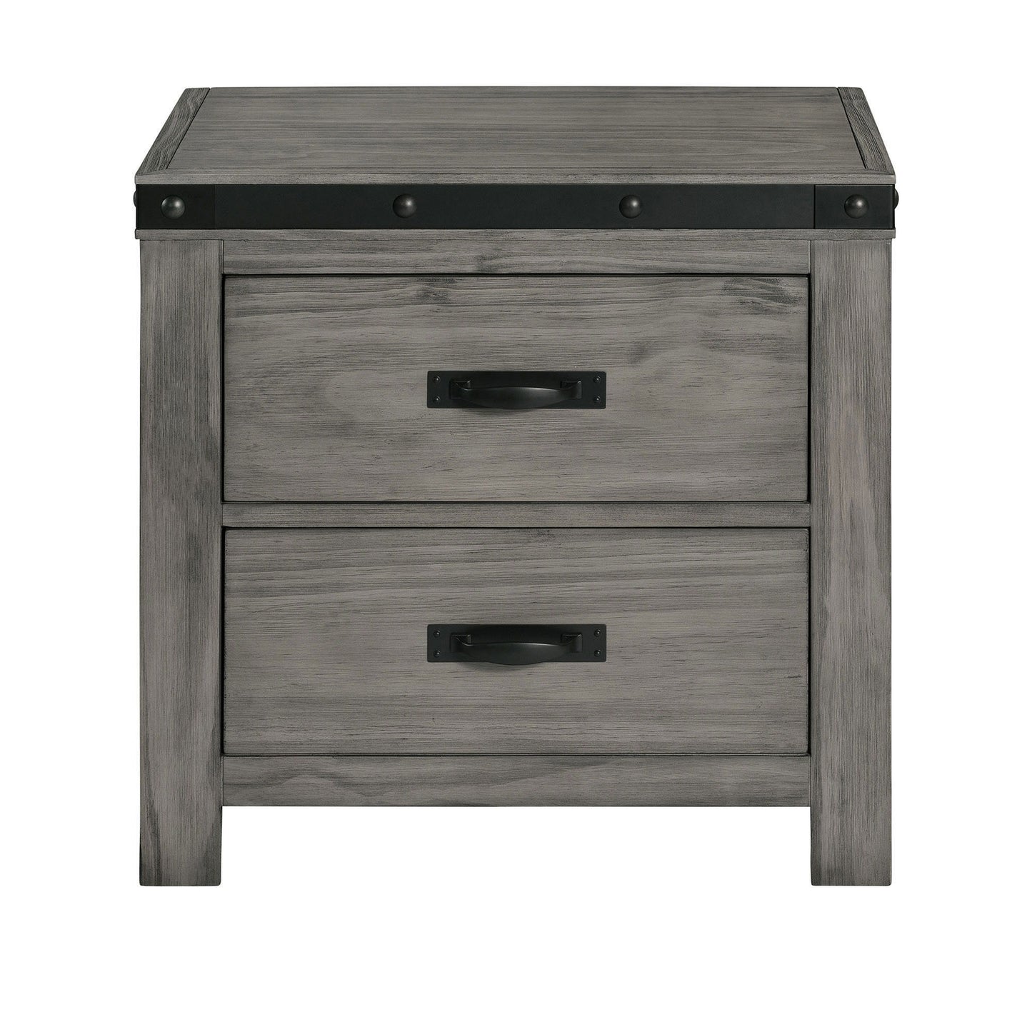 Wade - 2-Drawer Nightstand - Black Finish