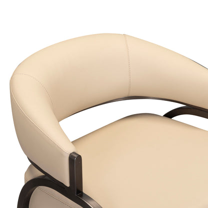 Tatum - Performance Vegan Leather Counter Stool - Taupe
